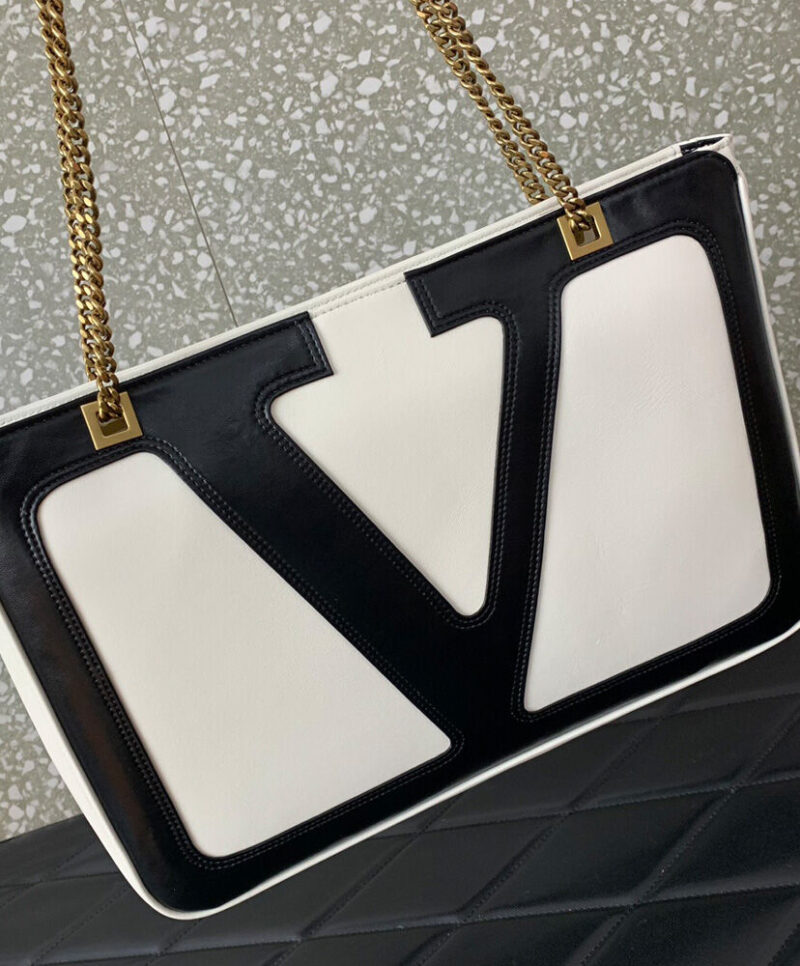 Valentino Garavani Viva Superstar Medium Nappa Leather Shopping Bag